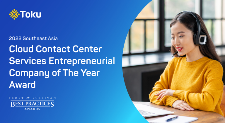 toku ccaas frost and sullivan award 2022